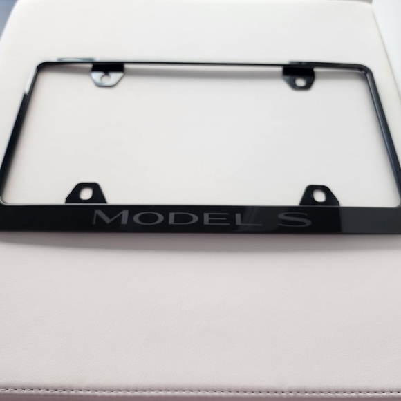 Model S License Plate Frame - Picture 3 of 4